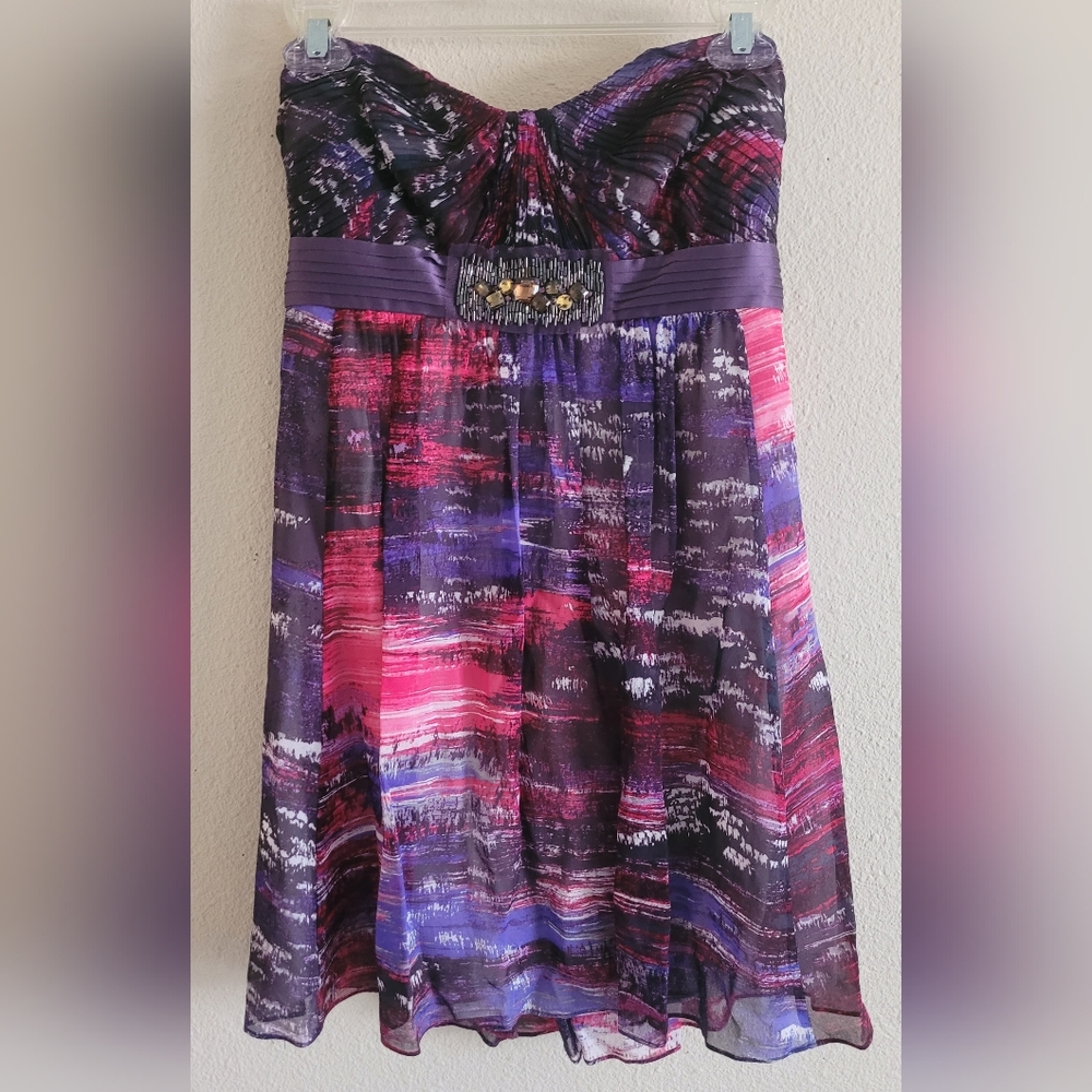 BCBGMaxAzria Sz 4 Strapless Dress